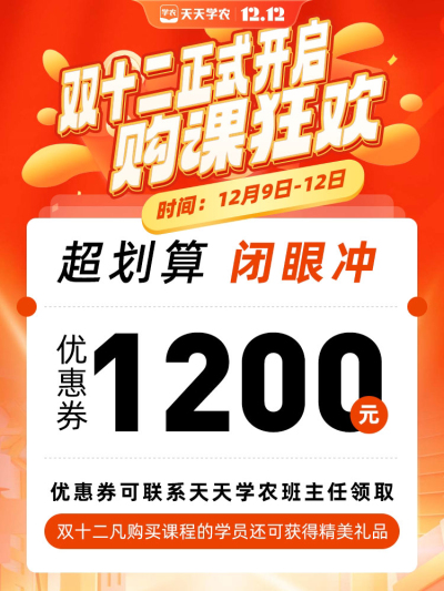 双十二年终狂欢，疯抢1200元优惠劵，还送【工具包】+【地膜】！
