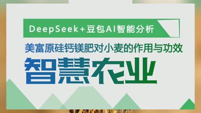 老铁们，马上准备冬小麦种植肥料了，我们用AI智慧农业分析了，美富原，叶碳酶乳酸肽活性硅，中药提取物加矿源，加枯草芽孢杆菌和胶冻样类芽孢杆菌的，中微量元素肥料硅钙镁肥，对小麦提质增产作用功效做分析，大家