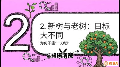 第3节：【春肥策略】开春底肥：新树&ldquo;扩版图&rdquo;，老树&ldquo;点引擎&rdquo;，课程：《柑橘底肥&ldquo;翻身账&rdquo;：从改土到高产的实战全书》