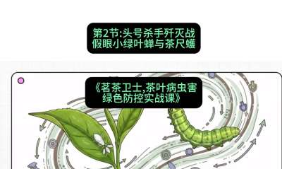 第02节：头号杀手歼灭战&mdash;&mdash;假眼小绿叶蝉与茶尺蠖，课程：《茗茶卫士&mdash;&mdash;茶叶病虫害绿色防控实战课》#识农AI