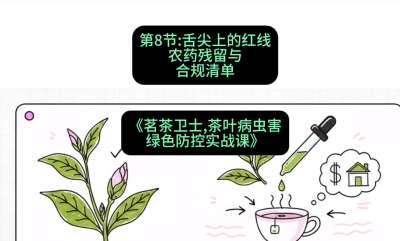 第08节：舌尖上的红线&mdash;&mdash;农药残留与合规清单，课程：《茗茶卫士&mdash;&mdash;茶叶病虫害绿色防控实战课》#识农AI