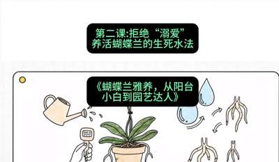 第二节：拒绝&ldquo;溺爱&rdquo;：养活蝴蝶兰的生死水法，课程：《蝴蝶兰雅养六讲：从阳台小白到园艺达人》#识农AI
