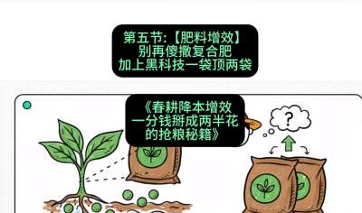 第五节：【肥料增效】别再傻撒复合肥，加上&ldquo;黑科技&rdquo;一袋顶两袋